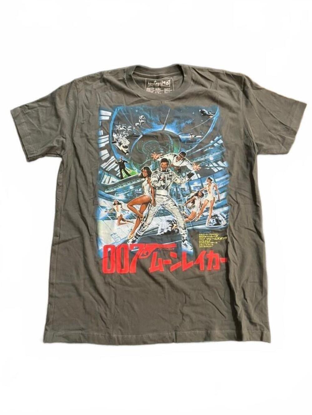 heritage1981 007 Moonraker Graphic T-Shirt Large